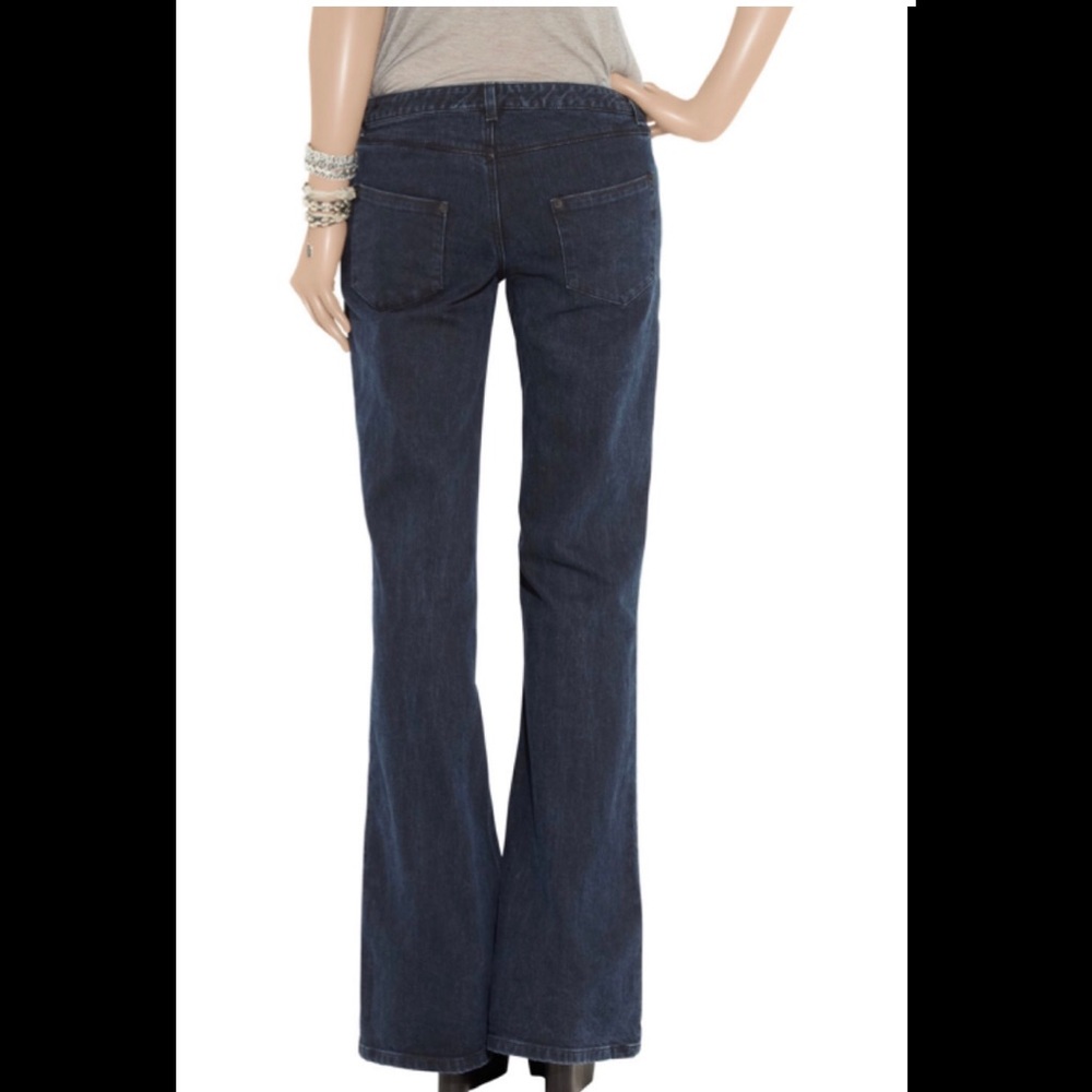 THEYSKENS’ THEORY - Peps low-rise flared jeans - Dark Denim